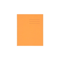 Classmates 8x6.5" Exercise Book 48 Page, 8mm Ruled, Orange - Pack of 100